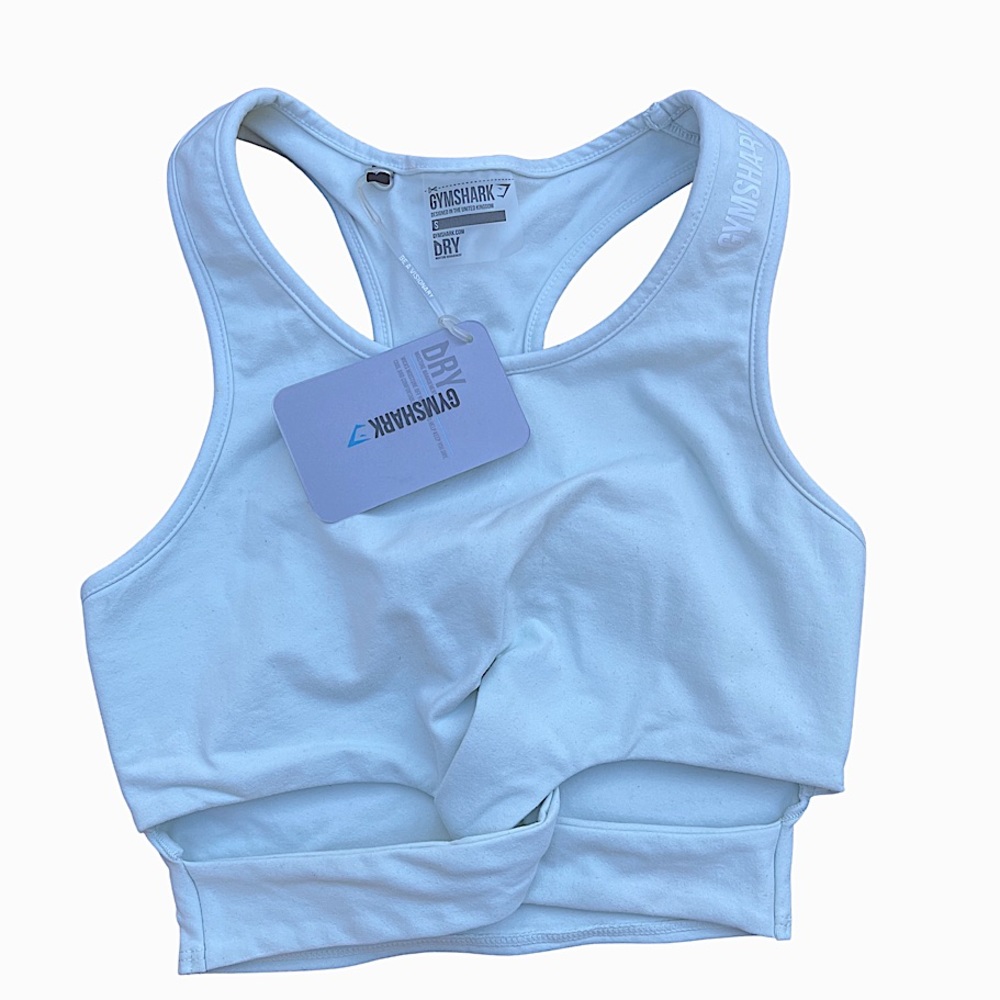 Gymshark. Small. Sea foam green crop top.